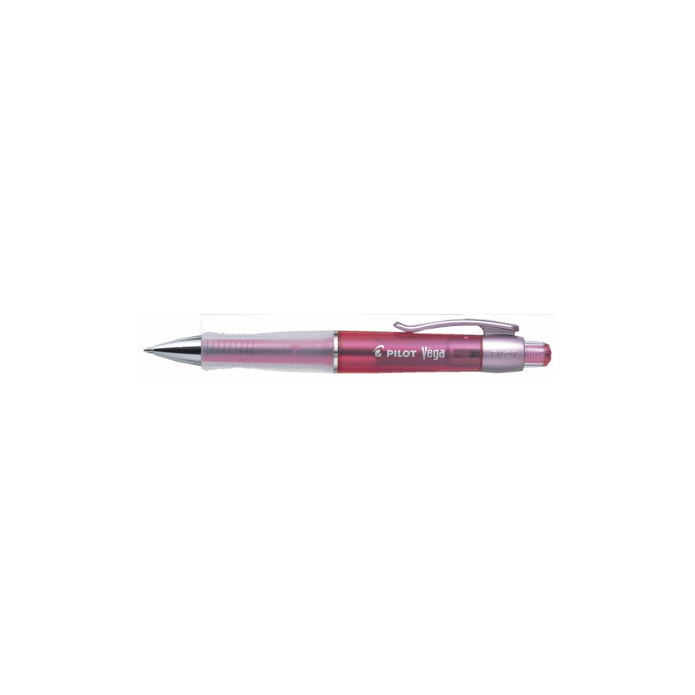 Produktbild för Kulpenna Pilot Vega påfyllningsbar, 1 mm, blått bläck, rosa,...