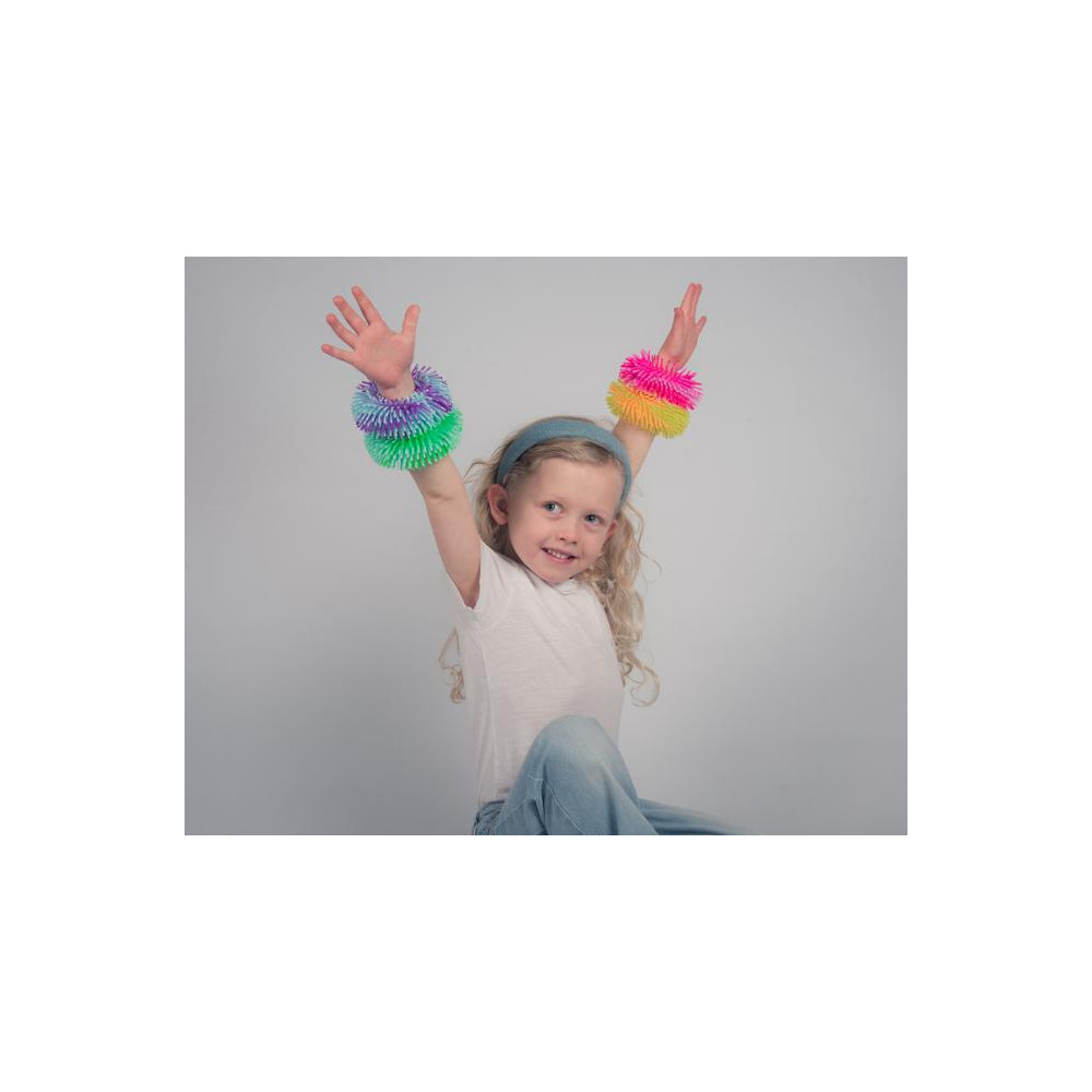 Produktbild för Fluffiga fidget-armband, 4 st