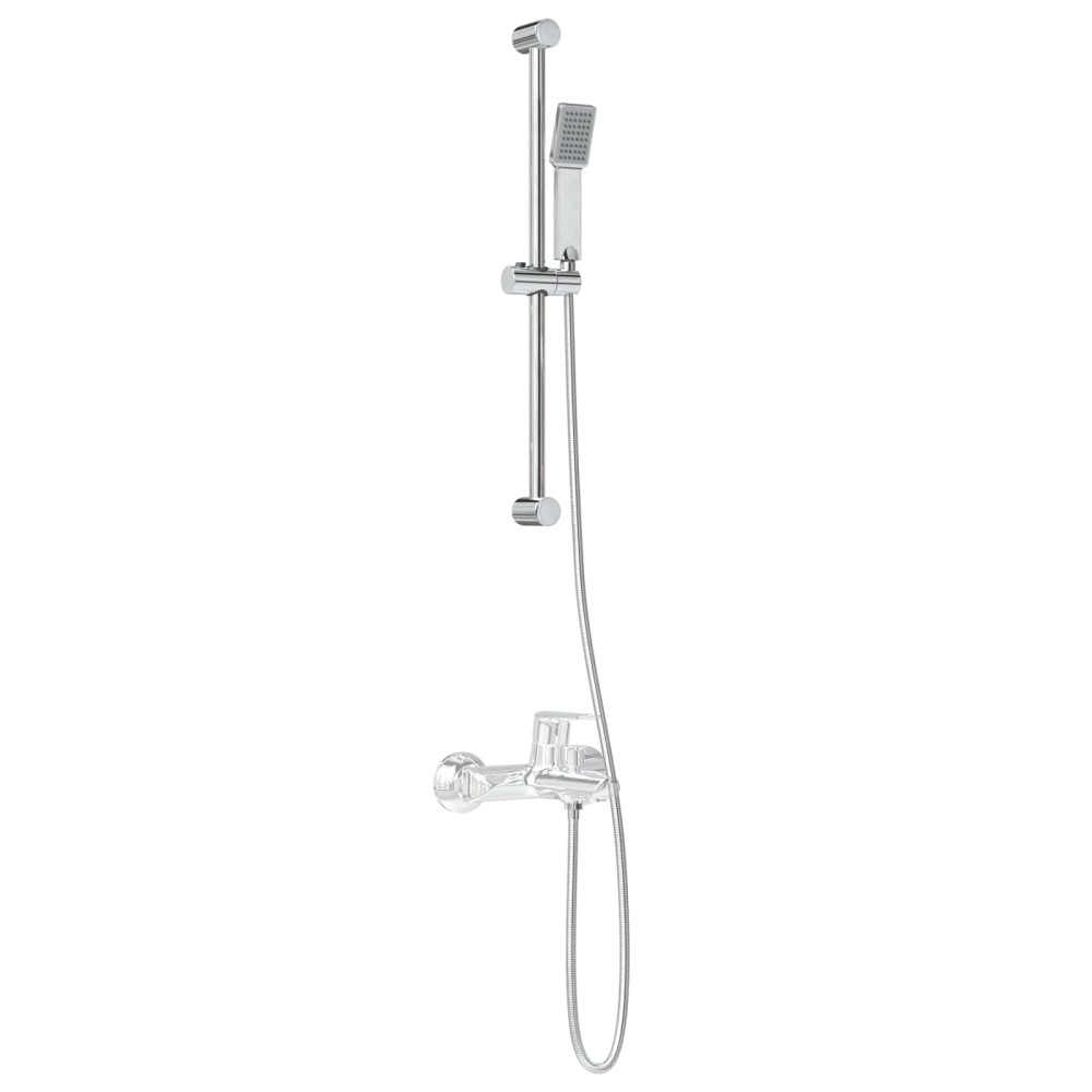Produktbild för Duschsystemset Krom 70 cm Rostfritt stål
