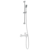 Produktbild för Duschsystemset Krom 70 cm Rostfritt stål