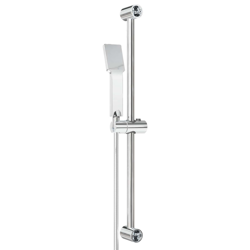 Produktbild för Duschsystemset Krom 70 cm Rostfritt stål