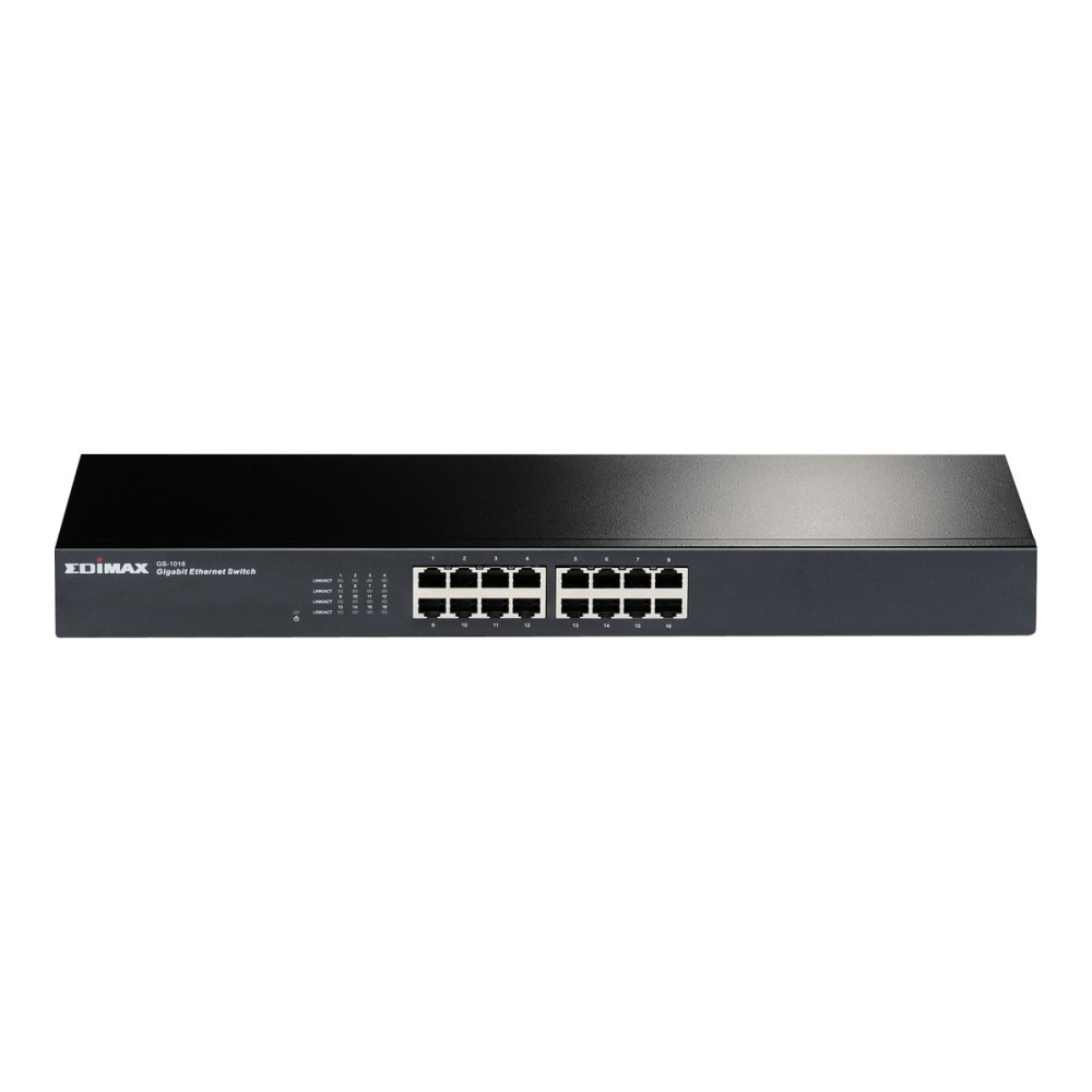 Produktbild för Edimax GS-1016 - switch - 16 portar - rackmonterbar