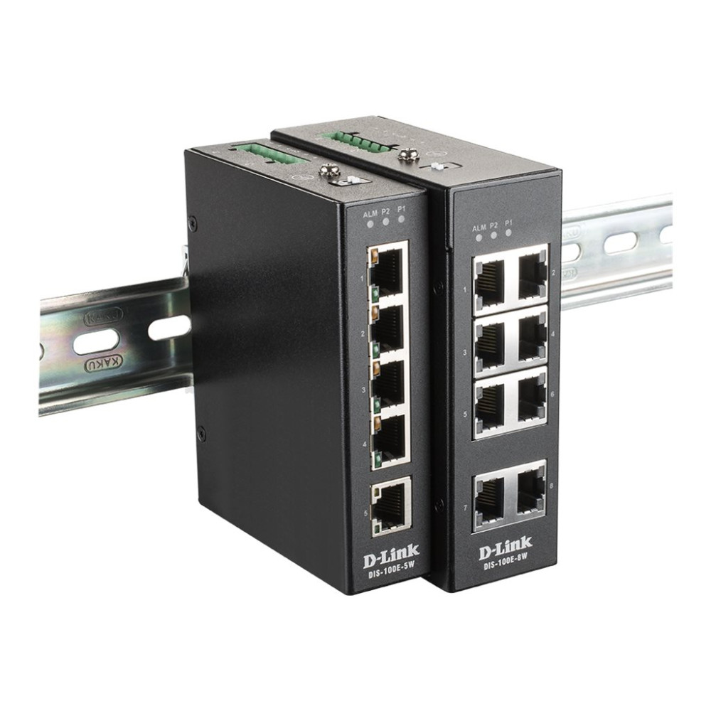 Produktbild för D-Link DIS 100E-5W - switch - 5 portar - ohanterad