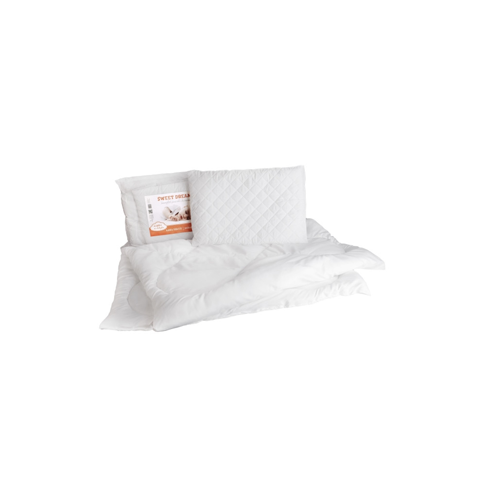 Produktbild för Sweet Dreams Junior duntäcke + huvudkudde 100 x 135 cm + 40...