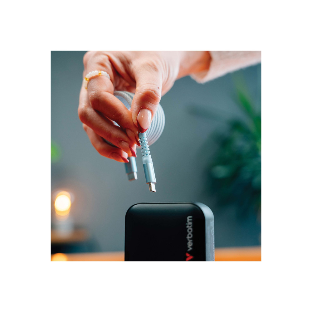Produktbild för Verbatim - USB typ C-kabel - USB-C till USB-C - 1.2 m