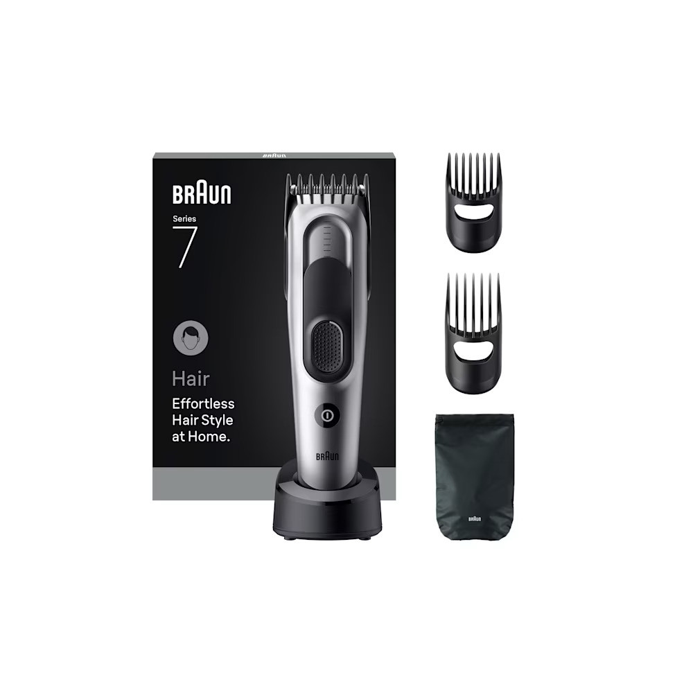 Produktbild för Braun Series 7 HC7590 - hårtrimmare - rymdgrå
