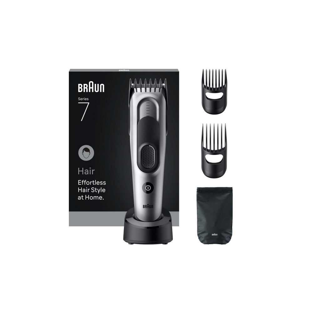 Produktbild för Braun Series 7 HC7590 - hårtrimmare - rymdgrå
