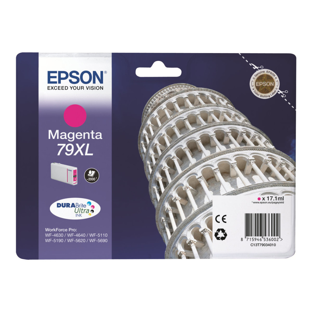 Produktbild för Epson 79XL - XL - magenta - original - bläckpatron
