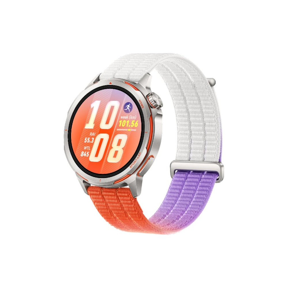 Produktbild för Huawei Watch GT Runner 2 - flygplansklassad titanlegering - sportklocka med rem - dawn orange