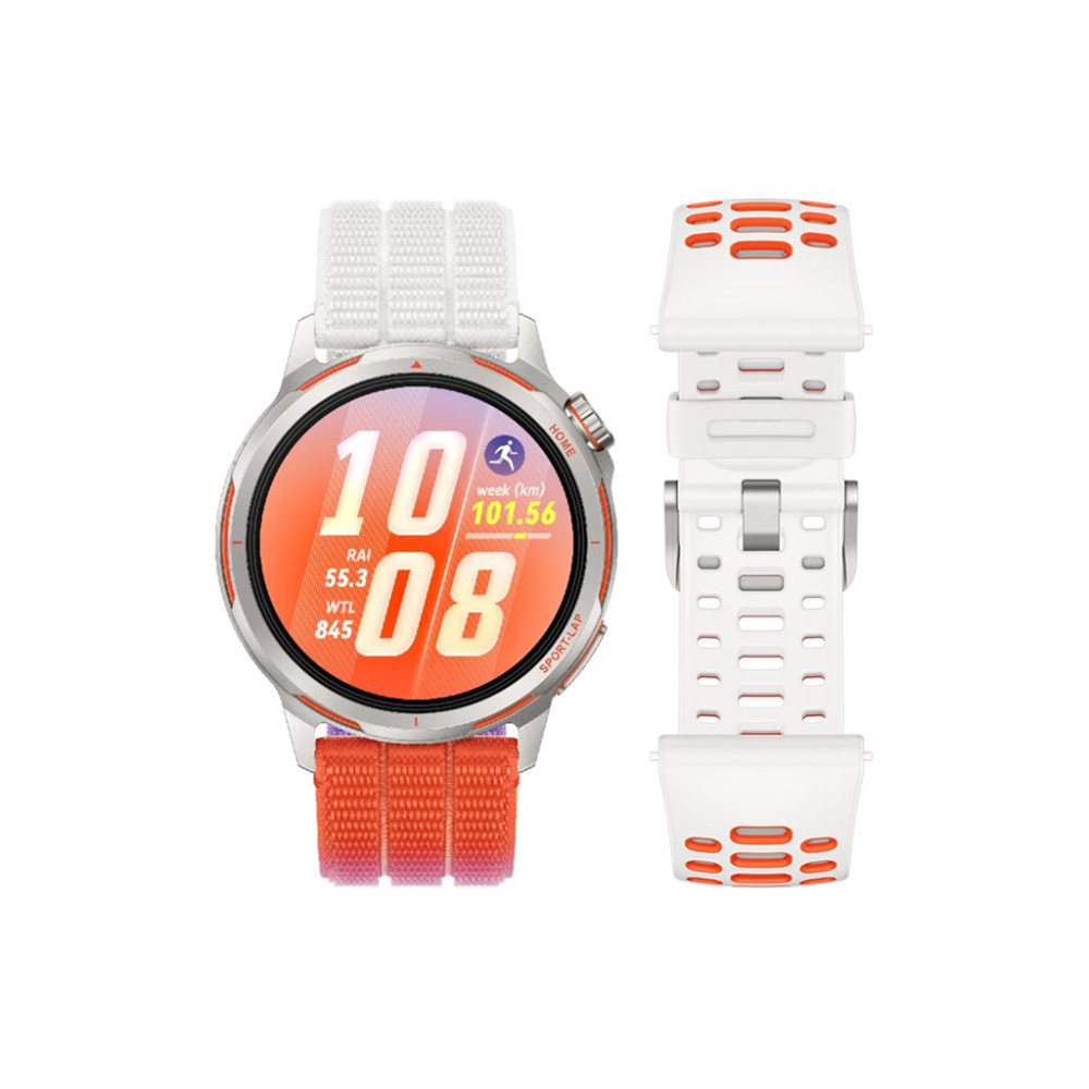 Produktbild för Huawei Watch GT Runner 2 - flygplansklassad titanlegering - sportklocka med rem - dawn orange