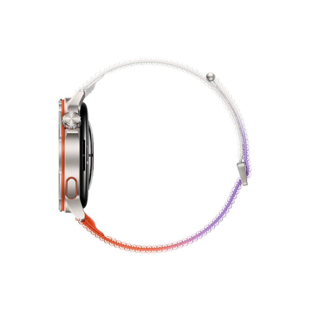 Produktbild för Huawei Watch GT Runner 2 - flygplansklassad titanlegering - sportklocka med rem - dawn orange