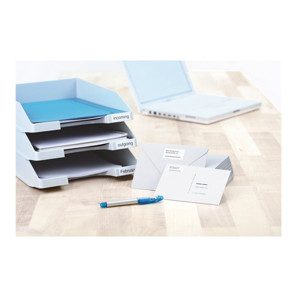 Produktbild för HERMA Premium - laminerade etiketter - matt - 1400 etikett (er) - 52.5 x 21.2 mm