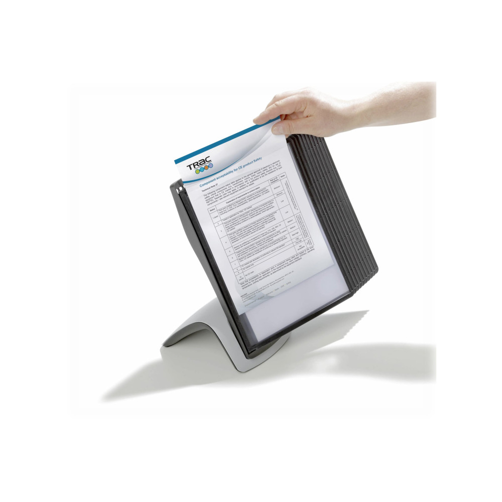 Produktbild för DURABLE SHERPA STYLE TABLE - displaypanelsystem - för A4 - svart