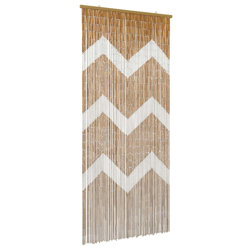 Produktbild för Insektsdörrgardin flerfärgad 200 x 90 cm Bambu
