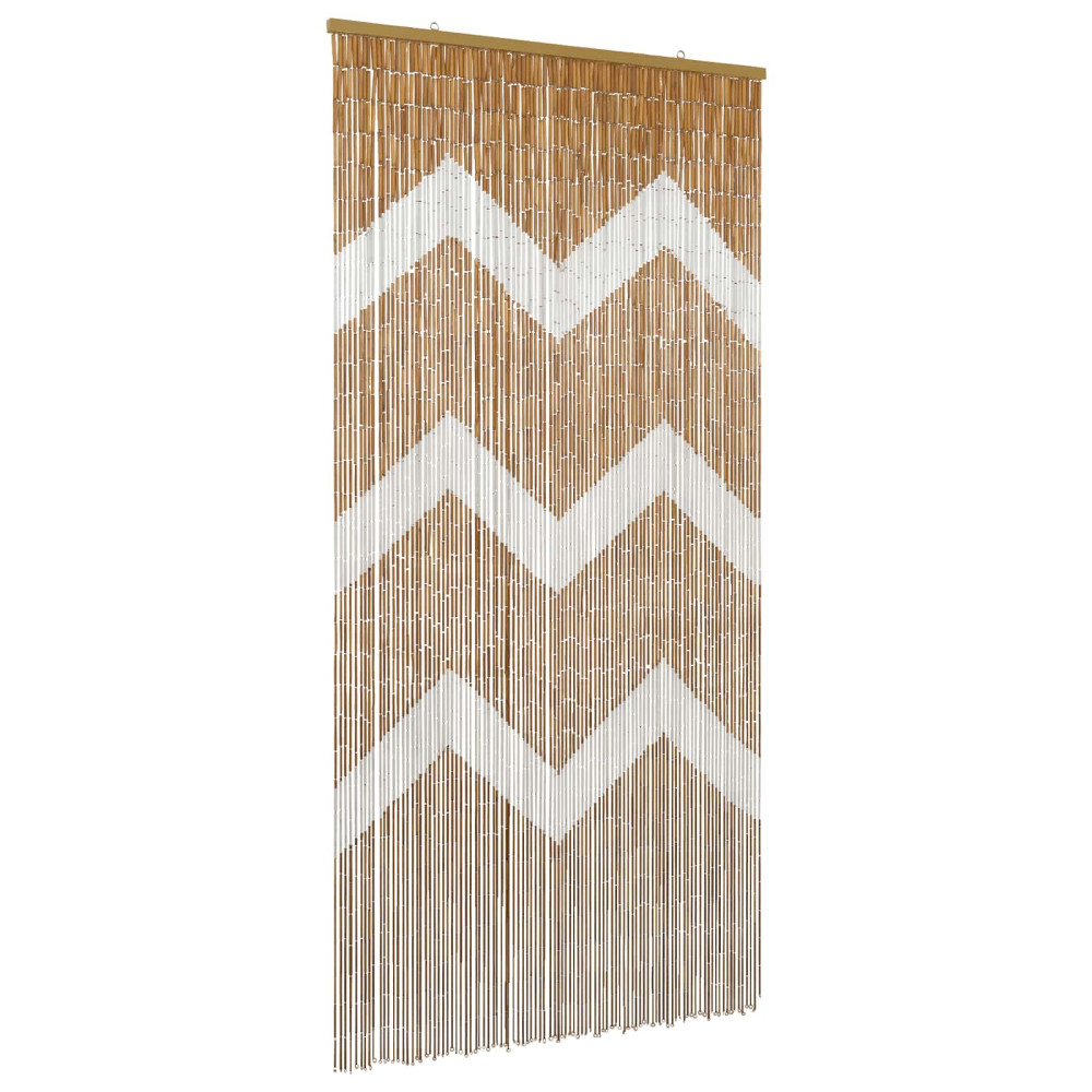 Produktbild för Insektsdörrgardin flerfärgad 200 x 100 cm Bambu