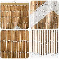Produktbild för Insektsdörrgardin flerfärgad 200 x 100 cm Bambu