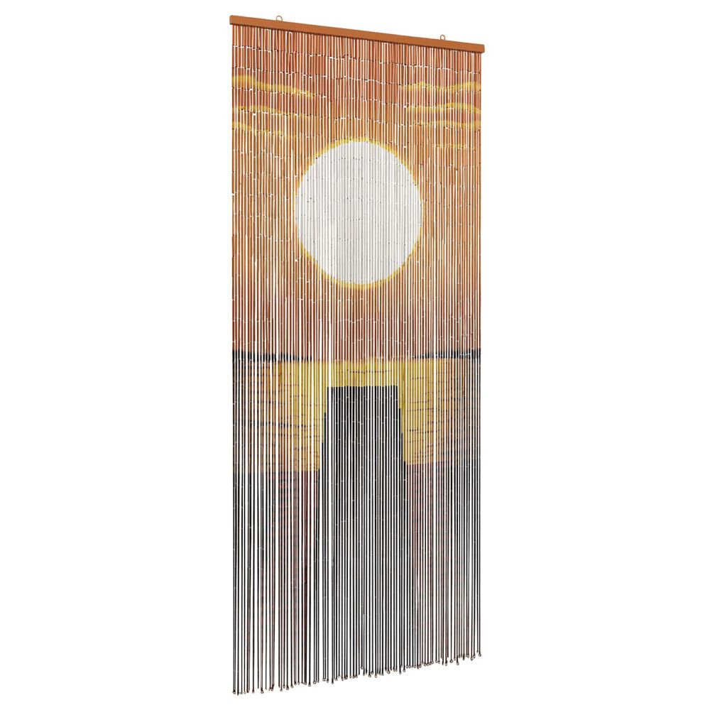 Produktbild för Insektsdörrgardin flerfärgad 200 x 90 cm Bambu