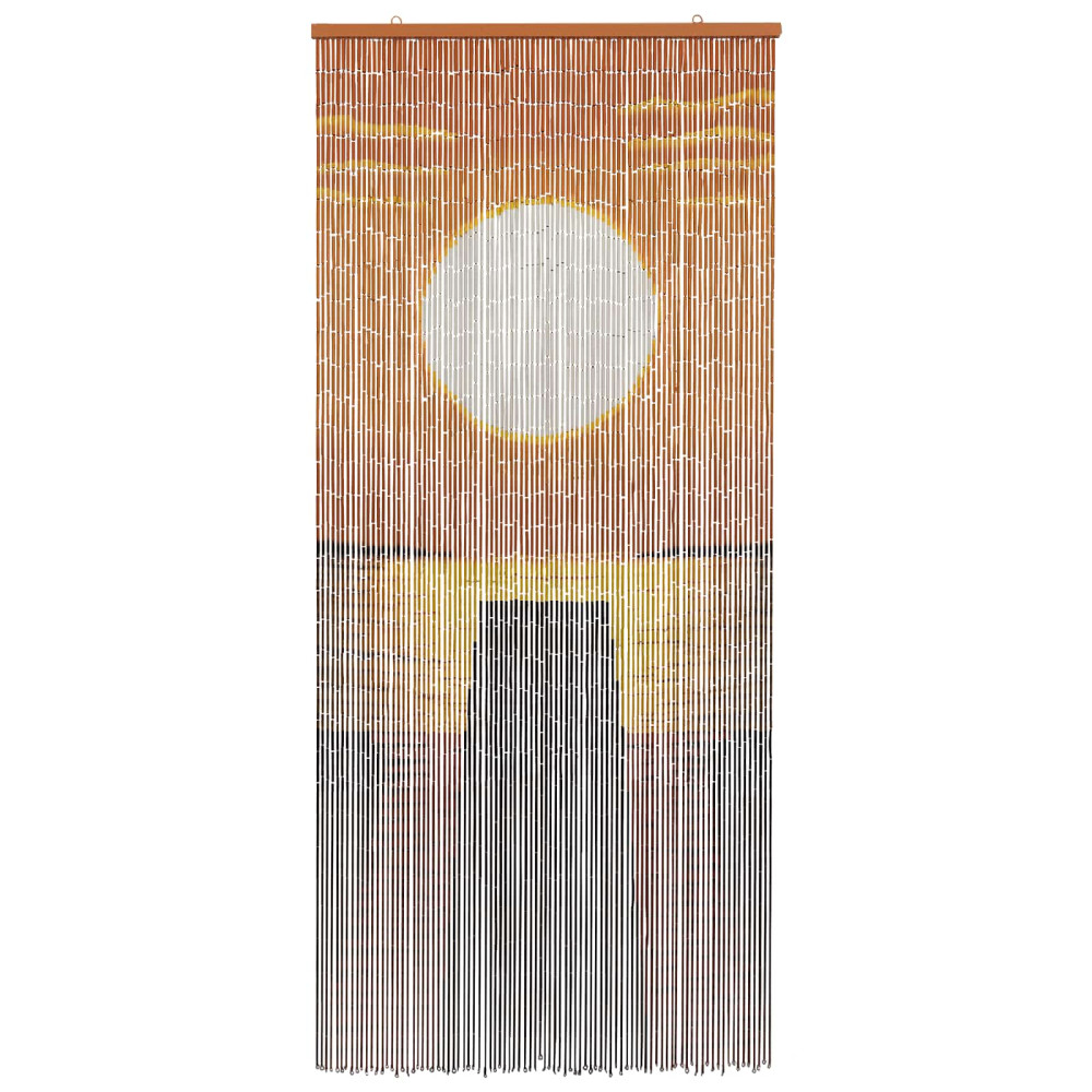 Produktbild för Insektsdörrgardin flerfärgad 200 x 90 cm Bambu