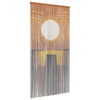 Produktbild för Insektsdörrgardin flerfärgad 200 x 100 cm Bambu