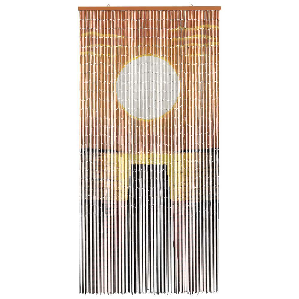 Produktbild för Insektsdörrgardin flerfärgad 200 x 100 cm Bambu