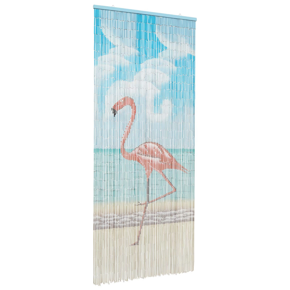 Produktbild för Insektsdörrgardin flerfärgad 200 x 90 cm Bambu