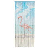 Produktbild för Insektsdörrgardin flerfärgad 200 x 90 cm Bambu