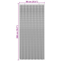 Produktbild för Insektsdörrgardin flerfärgad 200 x 90 cm Bambu