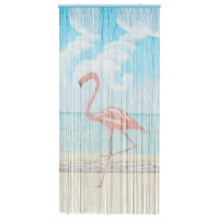 Produktbild för Insektsdörrgardin flerfärgad 200 x 100 cm Bambu