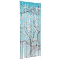 Produktbild för Insektsdörrgardin flerfärgad 200 x 90 cm Bambu