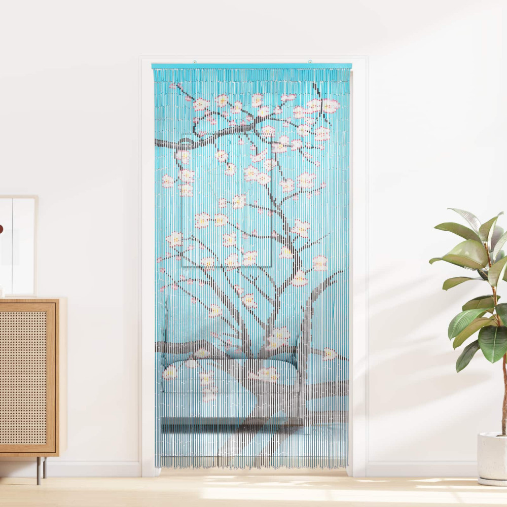 Produktbild för Insektsdörrgardin flerfärgad 200 x 100 cm Bambu