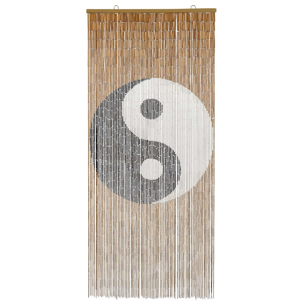 Produktbild för Insektsdörrgardin flerfärgad 200 x 90 cm Bambu