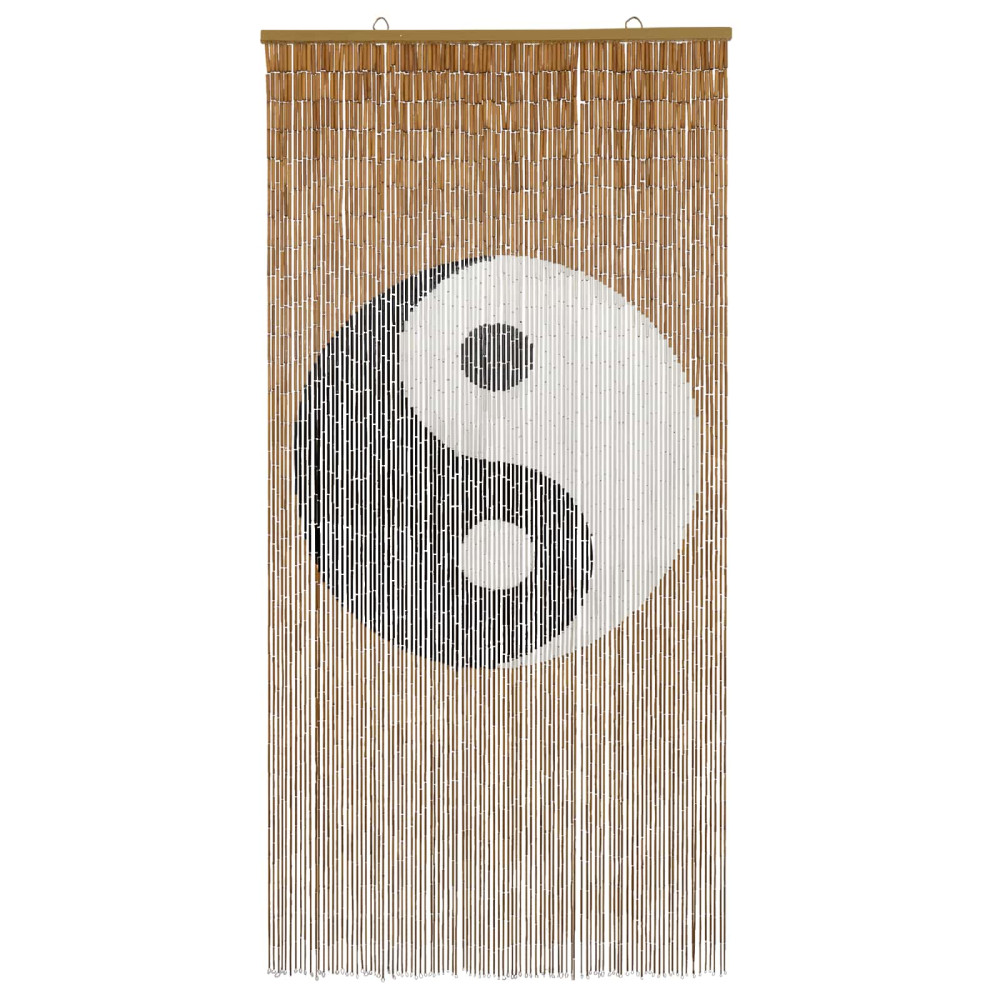 Produktbild för Insektsdörrgardin flerfärgad 200 x 100 cm Bambu