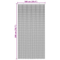 Produktbild för Insektsdörrgardin flerfärgad 200 x 100 cm Bambu