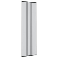 Produktbild för Insektsdörr med nätgardin Svart 70 x 220 cm Polyester