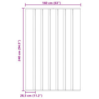 Produktbild för Insektsdörr med nätgardin Svart 160 x 240 cm Polyester