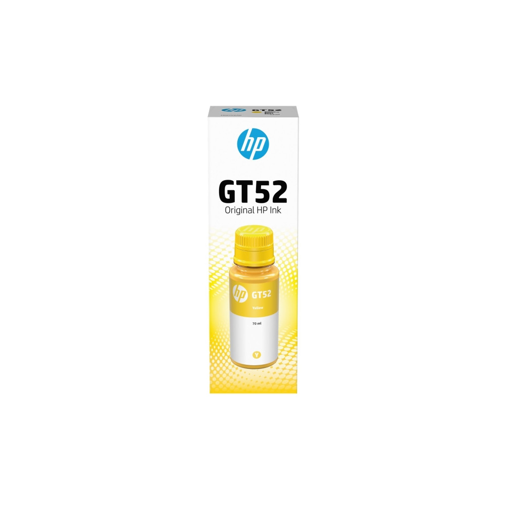 Produktbild för HP GT52 - gul - original - påfyllnadsbläck