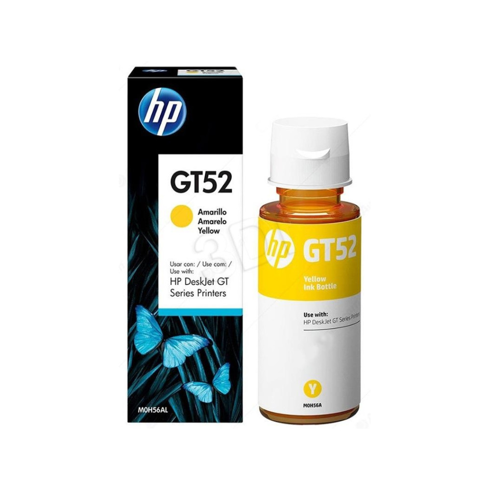 Produktbild för HP GT52 - gul - original - påfyllnadsbläck