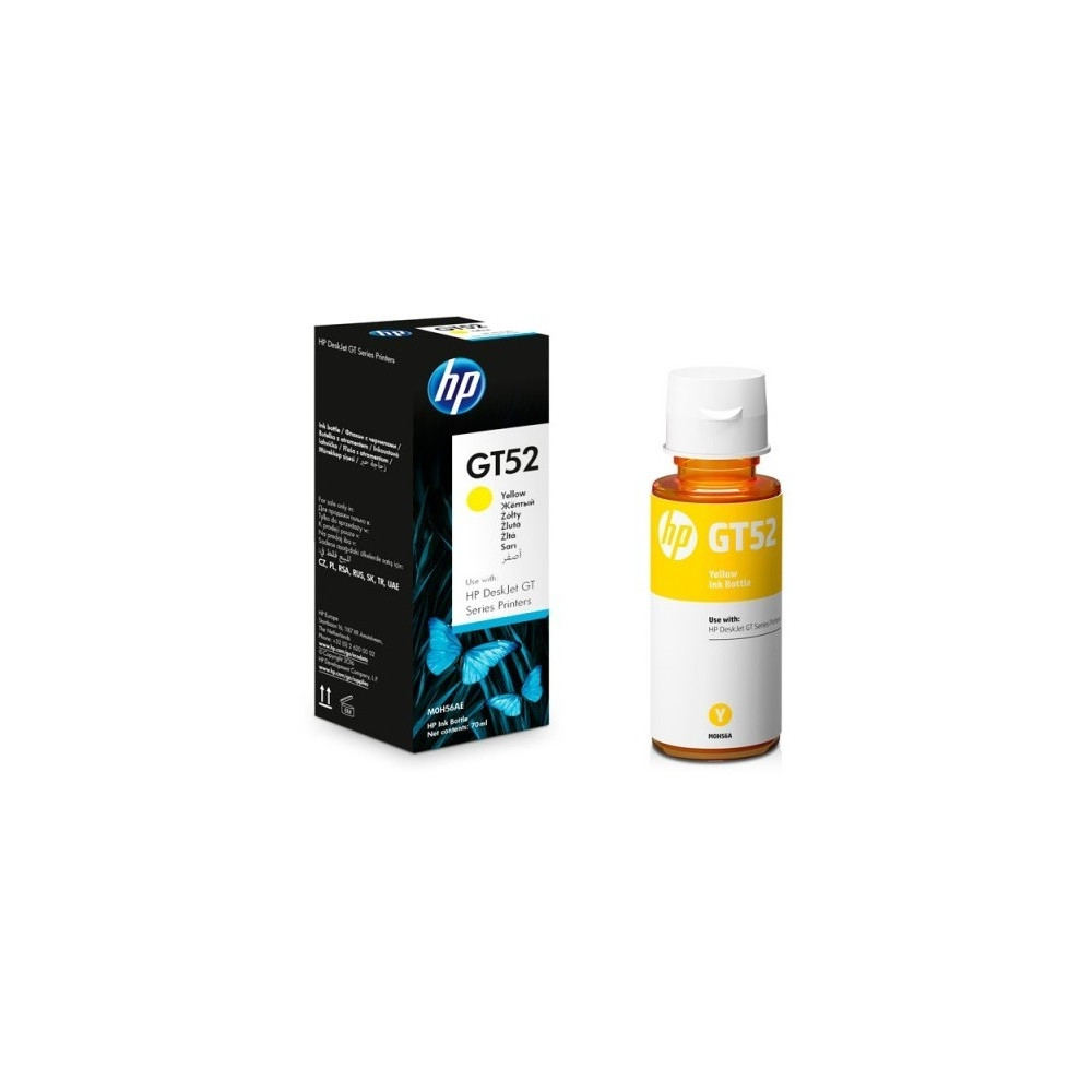 Produktbild för HP GT52 - gul - original - påfyllnadsbläck