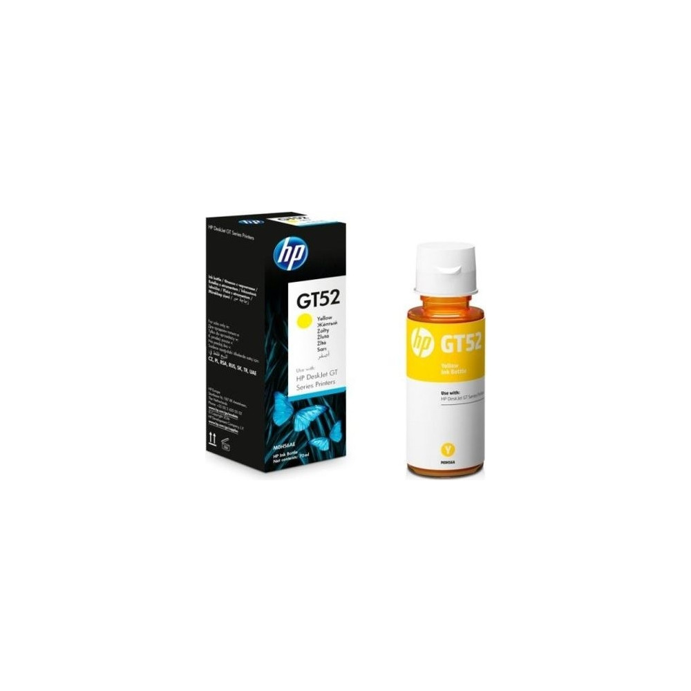 Produktbild för HP GT52 - gul - original - påfyllnadsbläck
