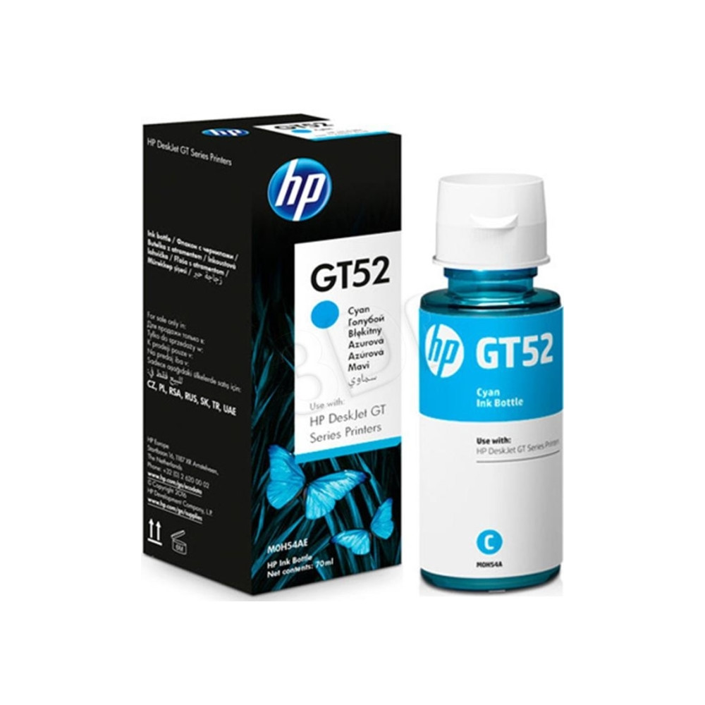 Produktbild för HP GT52 - cyan - original - påfyllnadsbläck