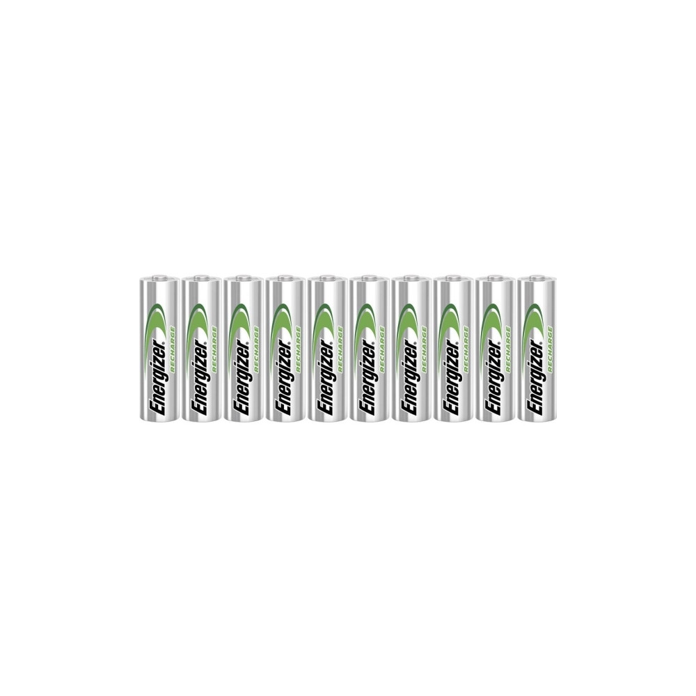 Produktbild för Batteri Energizer Accu Recharge Power+ laddbart AA – 10-pack