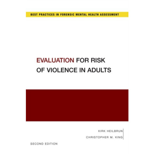 Oxford University Press Inc Evaluation for Risk of Violence in Adults (häftad, eng)