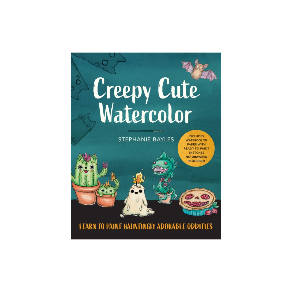 Produktbild för Creepy Cute Watercolor (häftad, eng)