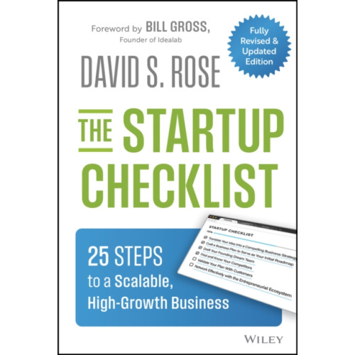 John Wiley & Sons Inc The Startup Checklist (inbunden, eng)