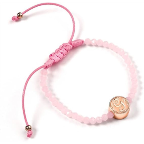 THE CARAT SHOP Wicked Glinda Rose Quartz Friendship Bracelet