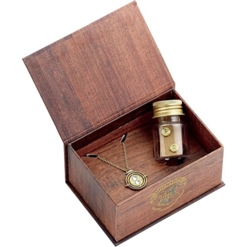 THE CARAT SHOP Harry Potter Hermione Potions Gift Box with a Time Turner Necklace & Stud Earrings