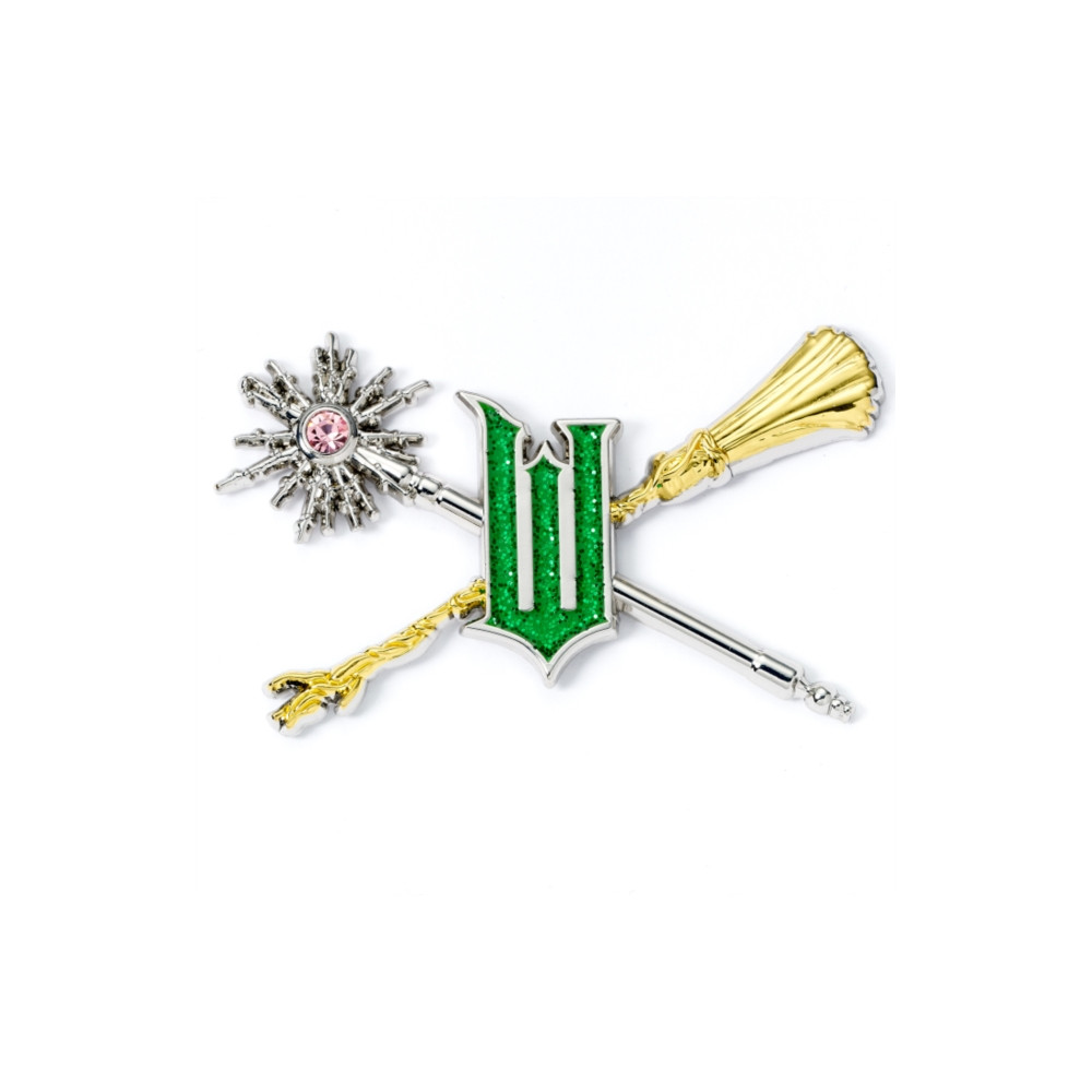 Produktbild för Wicked For Good Wand and Broomstick Pin Badge