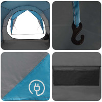 Produktbild för Tunneltält Blå 382 x 262 x 214 cm