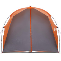 Produktbild för Tunneltält Grå och orange 382 x 262 x 214 cm