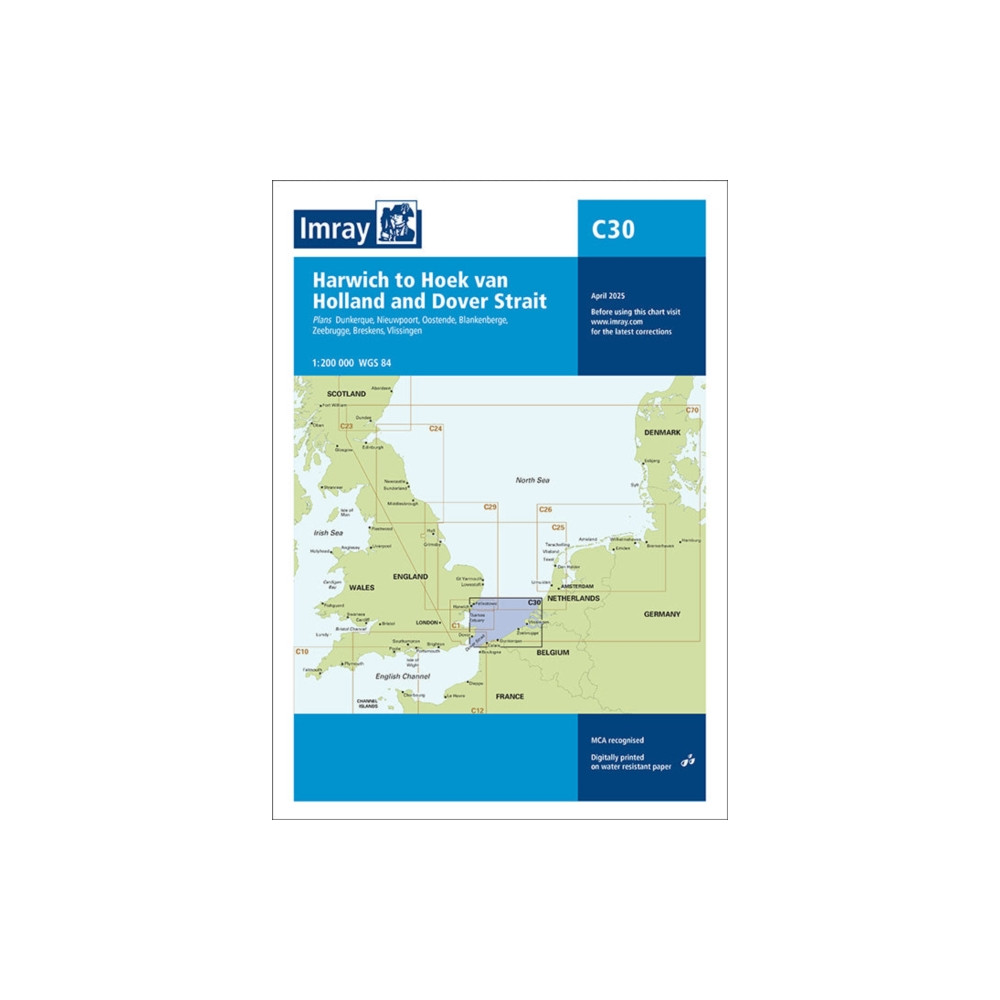 Produktbild för C30 Harwich to Hoek van Holland and Dover Strait
